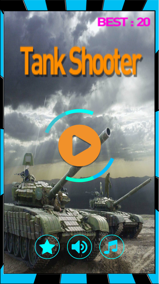 #5. Tank Cannon Shooting – Warzone Simulator game (iOS) Podle: Ayesha Yasser