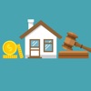 Foreclosure real estate invest icon