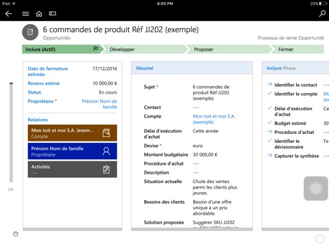 Microsoft Dynamics 365 for BlackBerry screenshot 3