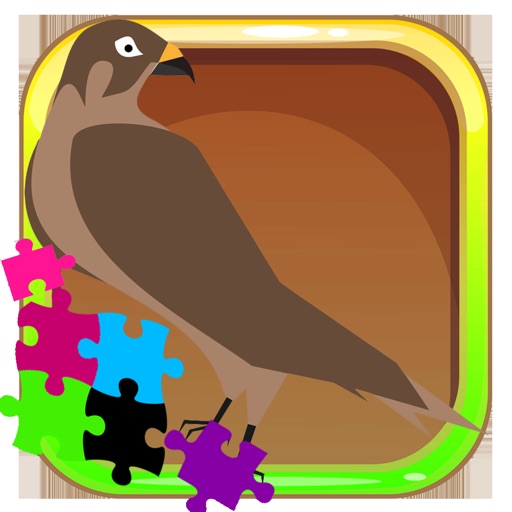 Animals Bird - Hawk King Jigsaw For Kids Puzzle Icon