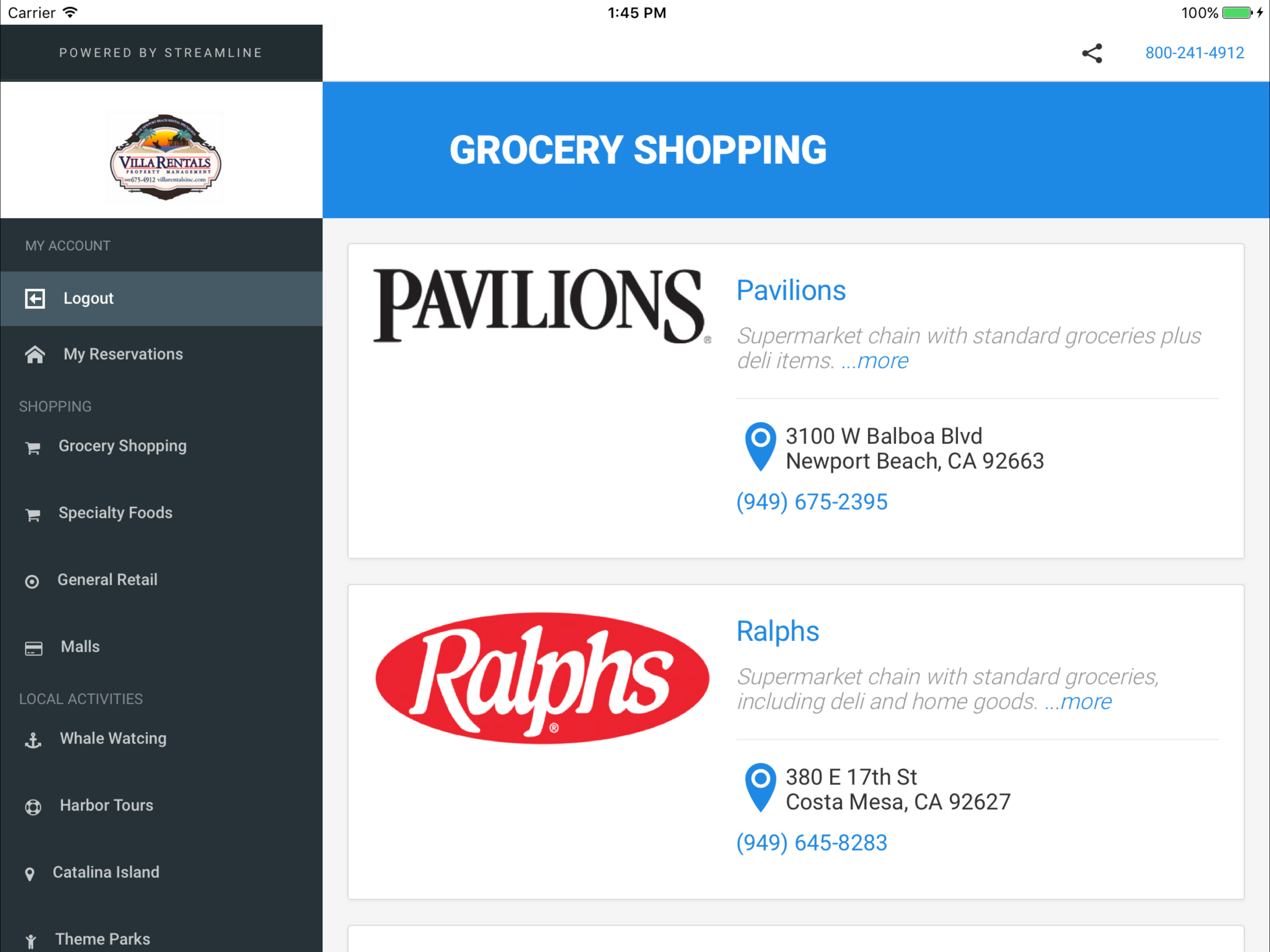 Villa Rentals Vacation Guide screenshot 6