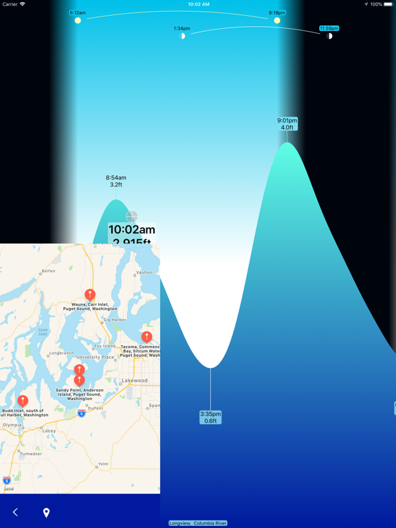 Screenshot #6 pour Tyde - US tides, works offline