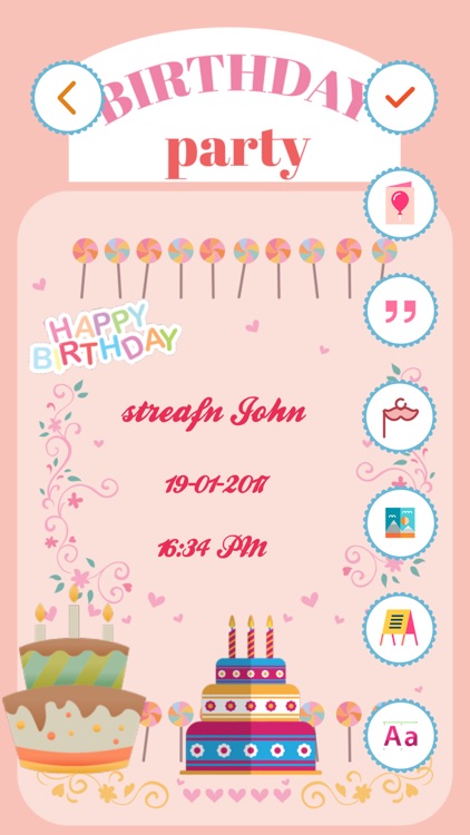 Birthday Invitation Card Maker HD