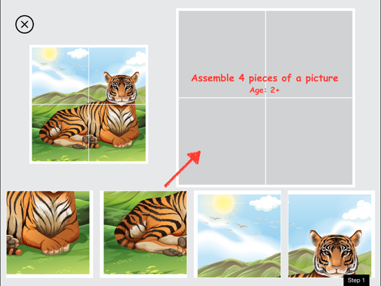 Screenshot #4 pour Animal Jigsaw - Assemble 4 pieces of a picture