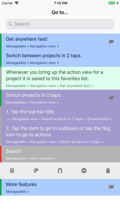 Manageable: Nested ToDo Lists