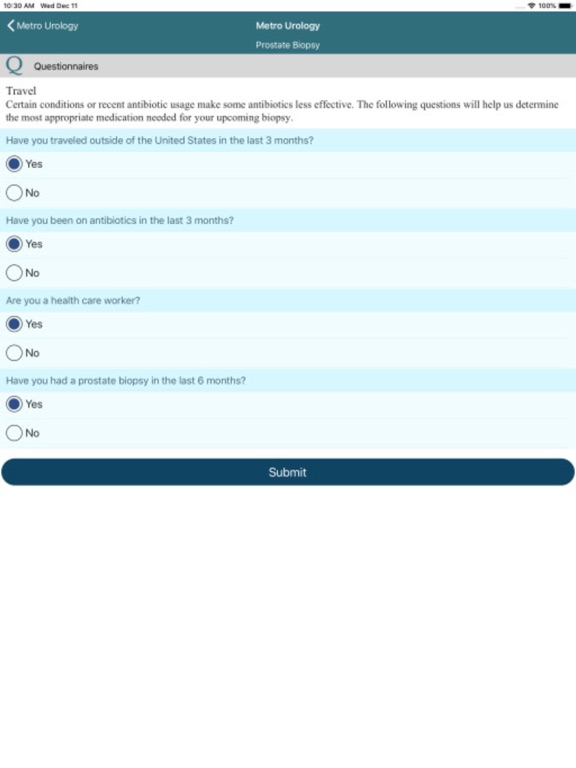 OnTrack Health iPad screenshot 4 - Medical app