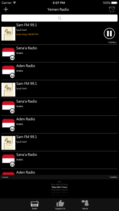Yemen Radio iPhone screenshot 3 - Entertainment app