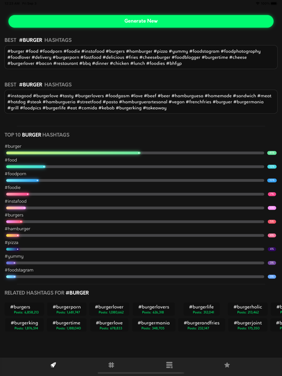 Screenshot #5 pour TagRocket - Hashtag Generator