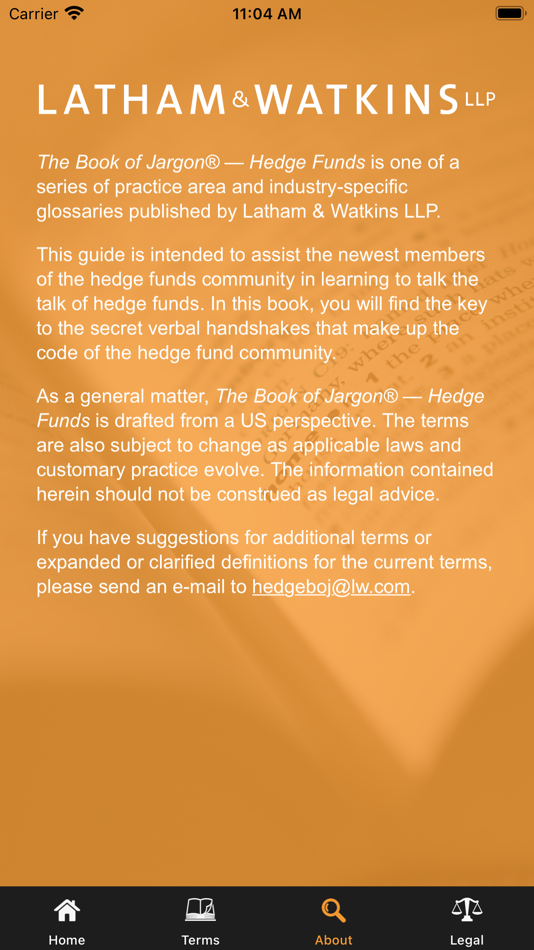 #4. The Book of Jargon® - HF (iOS) By: Latham & Watkins LLP