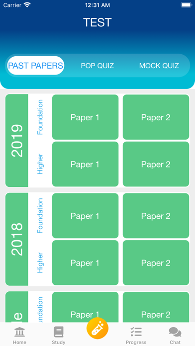 The GCSE Chemistry App - AQA Screenshot