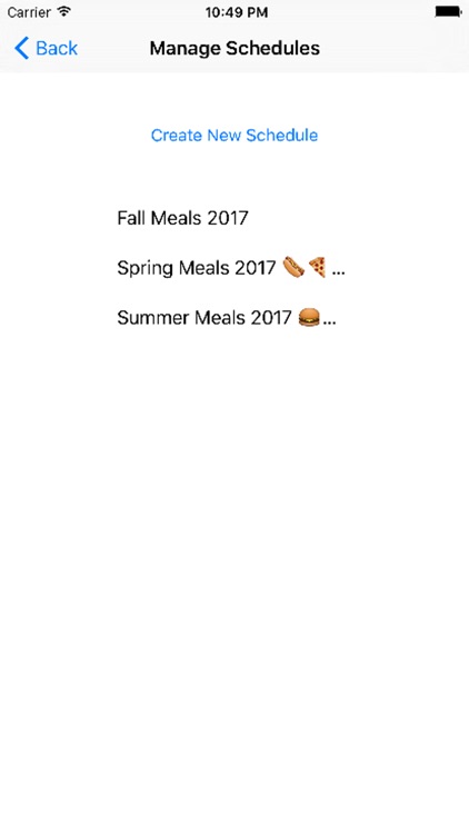 Dinnertime Planner