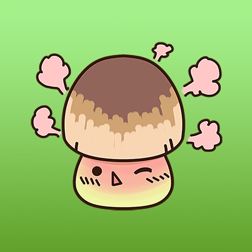 Wonwon The Straw Mushroom 2 Stickers icon