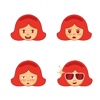 Girl Face Stickers