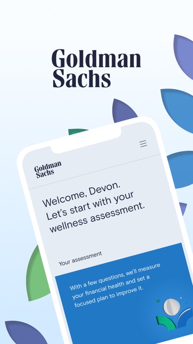 Goldman Sachs Wellness Screenshot