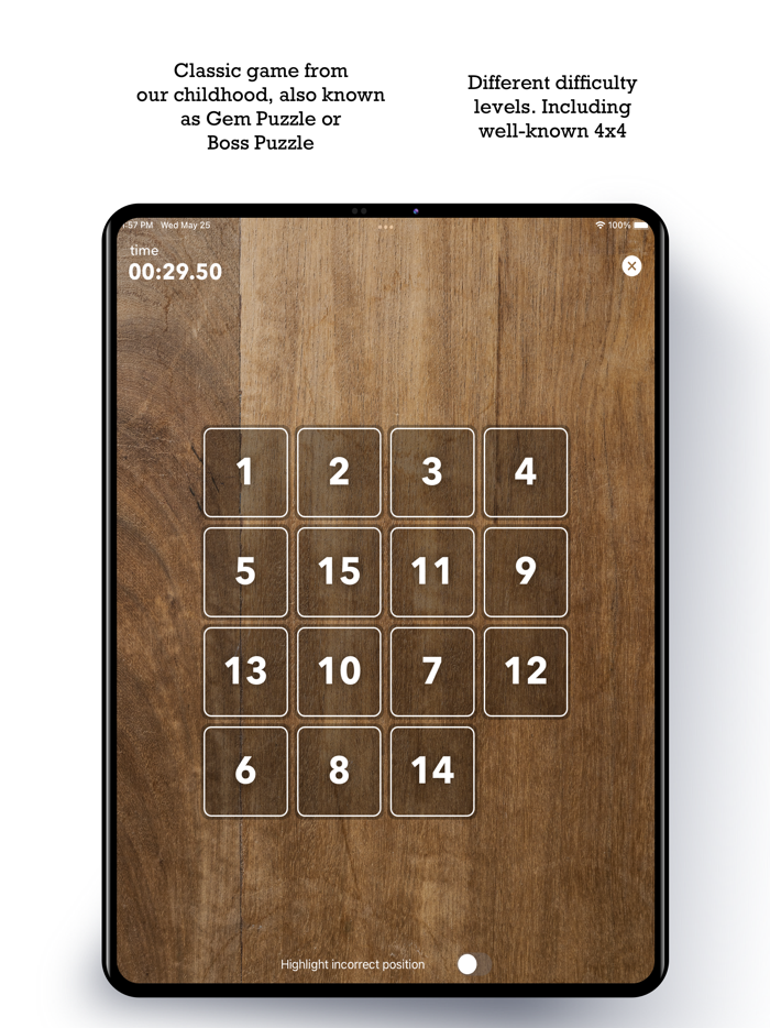 15 Puzzle - Number Puzzle Game