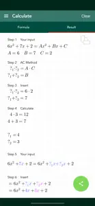 AC Method for Factoring screenshot #1 for iPhone