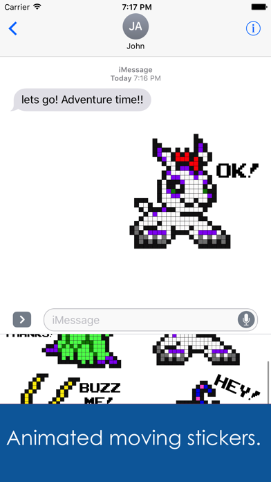Screenshot #1 pour Digital Monsters Pixel Art: Sticker Pack