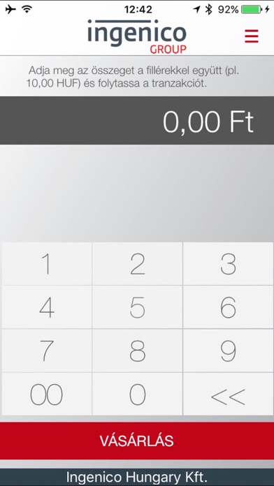 Screenshot #1 pour mPOS Lite HU