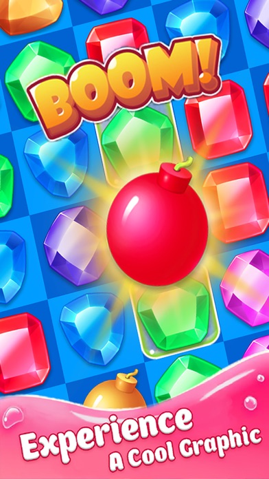 Screenshot #1 pour Jewel Blast Legend Delicious Gummy Match 3 Game