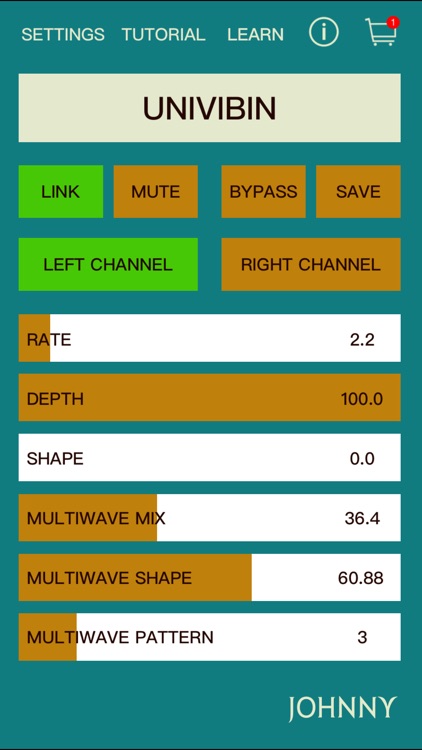 Johnny Mini - Multiwave Tremolo Effect