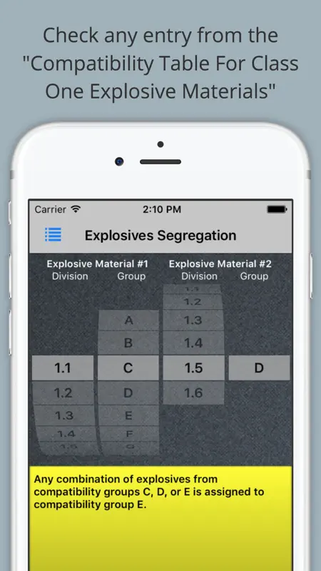 Hazmat Load  Segregation Guide screenshot 3 of 5