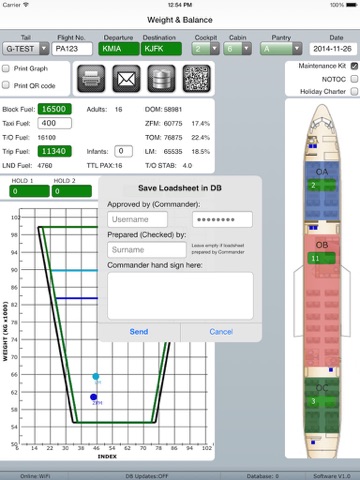 Pan Aero B767 Weight and Balance App screenshot 3