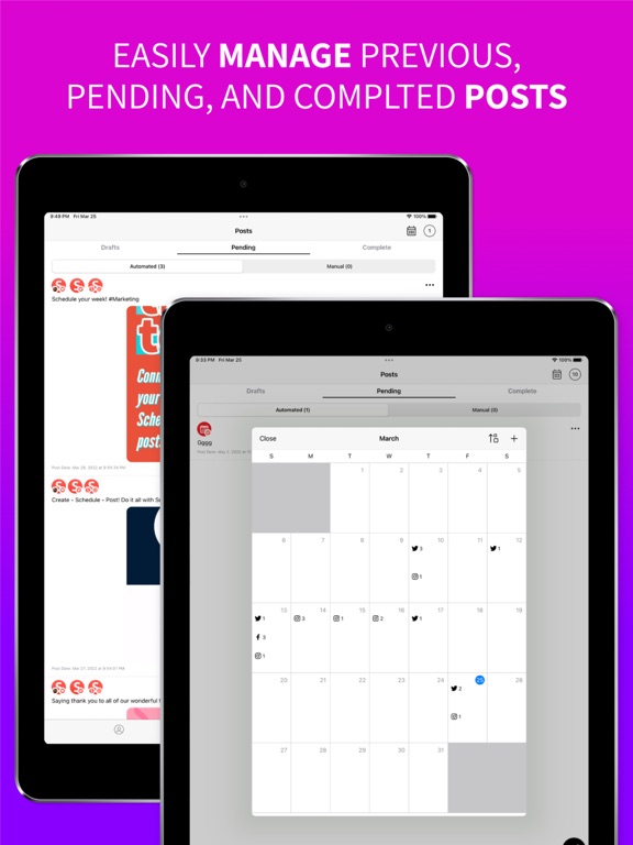 Screenshot #4 pour SmartPost: Plan Schedule Post