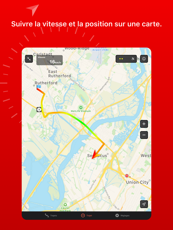 Screenshot #6 pour Speed Tracker: vitesse GPS