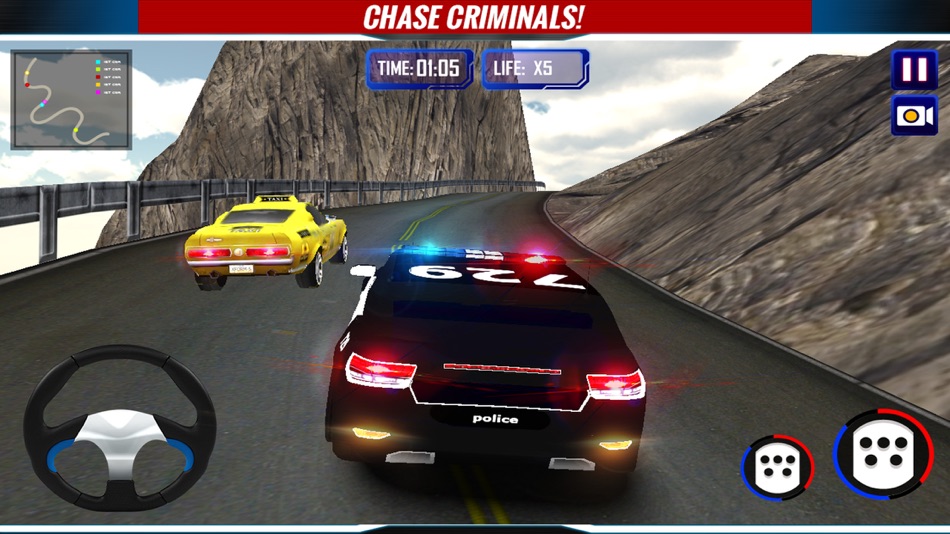Police Car Driver Chase High Speed Street Racer 3D - 2.0 - (iOS)