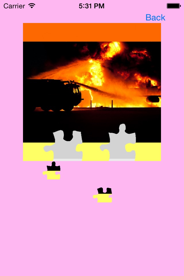 Fire Truck Photo Jigsaw Puzzle screenshot 2