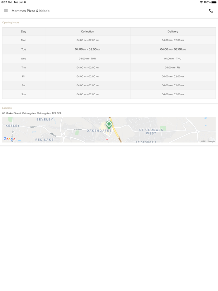 Mommas Pizza and Kebab