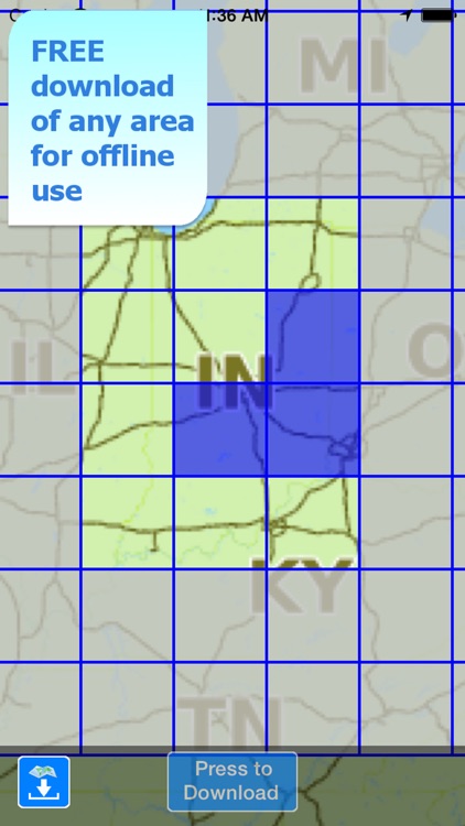 Aqua Map Indiana IN Lakes HD - GPS Nautical Charts screenshot-4