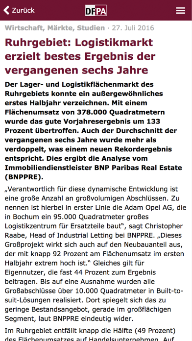 Deutsche Finanz Presse Agentur Screenshot