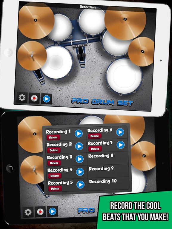 Screenshot #4 for Pro Drum Set - Music and Beats Maker