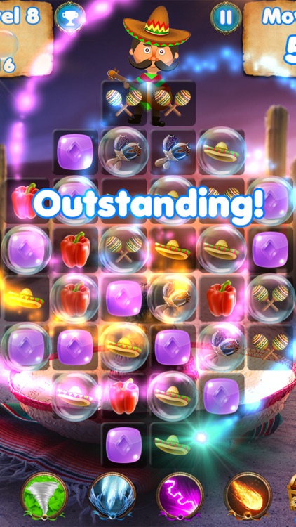 Salsa Swap - match spanish candy puzzle game screenshot-4