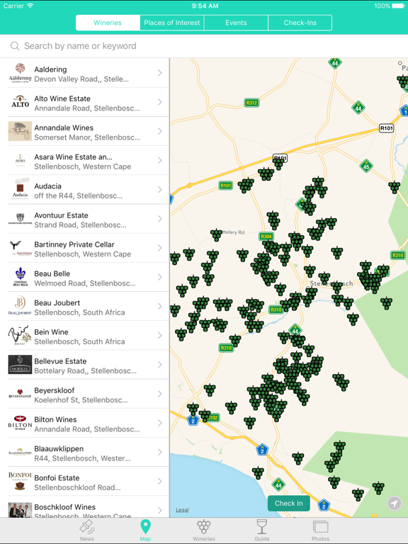 Screenshot #5 pour Stellenbosch Wine Routes