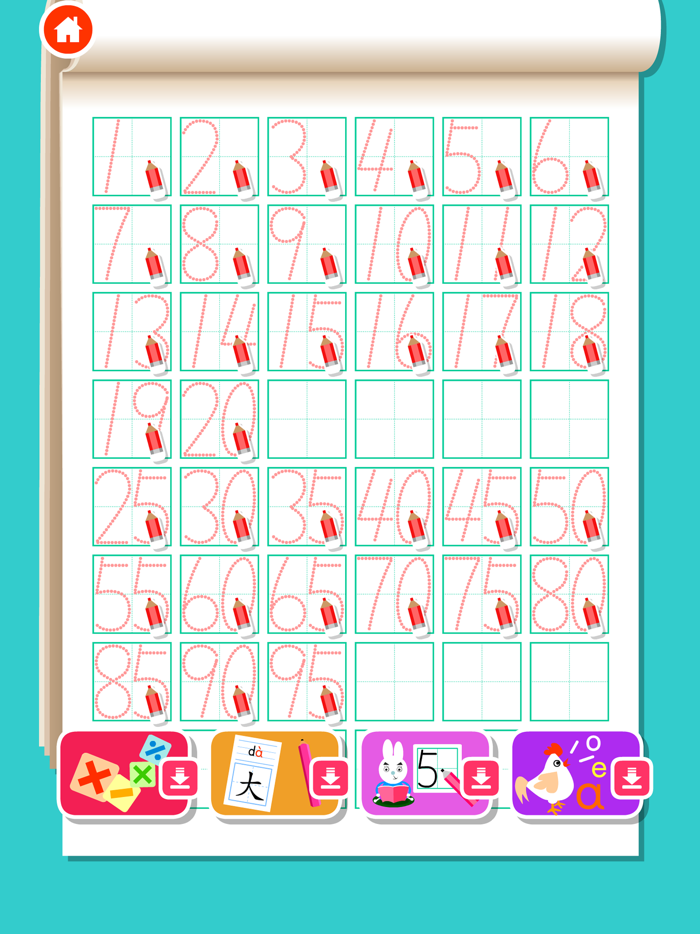 Write Numbers Learn Math