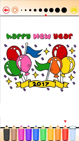Game screenshot Happy New Year - Coloring Book for me & children apk