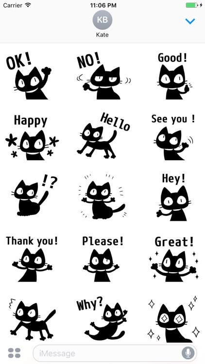 The Black Cat Sticker