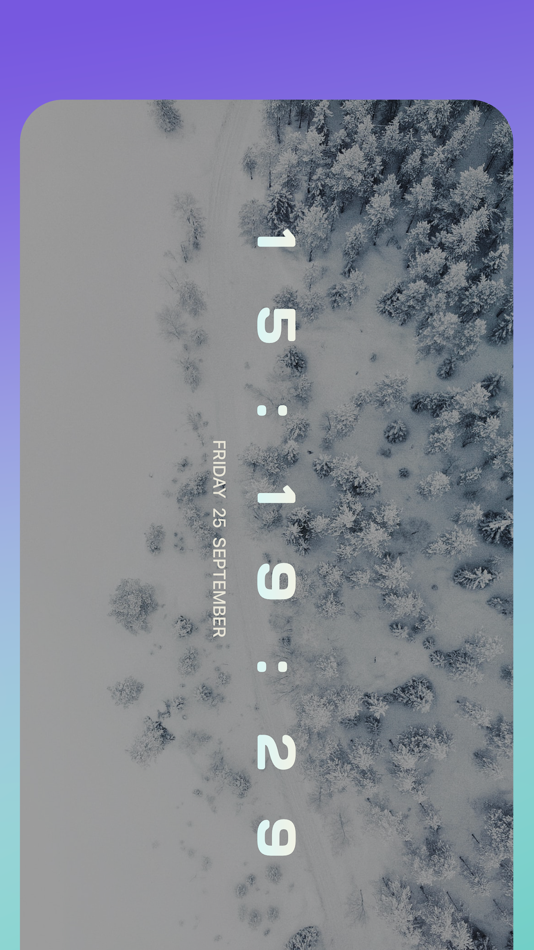 #6. OnClock - Widget (iOS) 由: AHN YOONJI