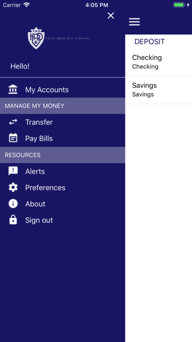 Screenshot #1 pour Hill Dodge Mobile Banking App
