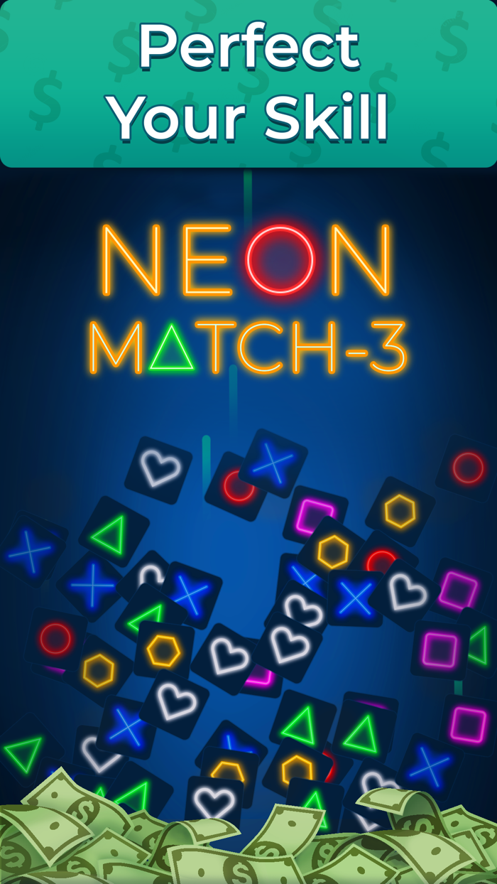Neon Flip Skillz Powered Game