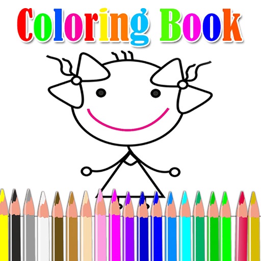 Fun Coloring Book for girls iOS App