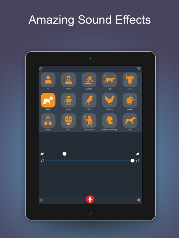 Screenshot #5 pour Voice Changer – Voice Recorder, with Funny Effects