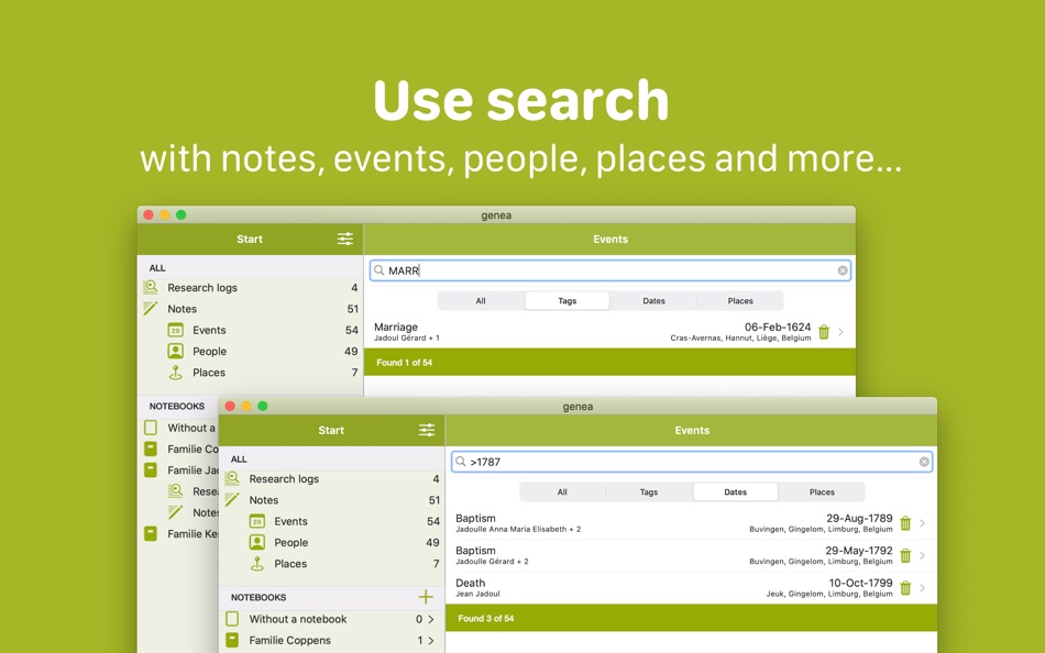 #6. Genea (macOS) 由: Vertical Horizon