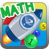 Math Number Bubble Rocket Game icon