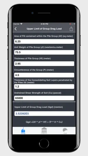 Pile and Piling Calculator screenshot 4