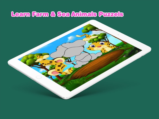 Screenshot #6 pour Learn Farm Sea Animals Puzzles