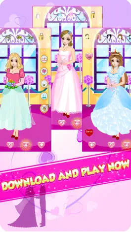 Game screenshot Wedding Dress Up Girls Salon Makeup Games apk