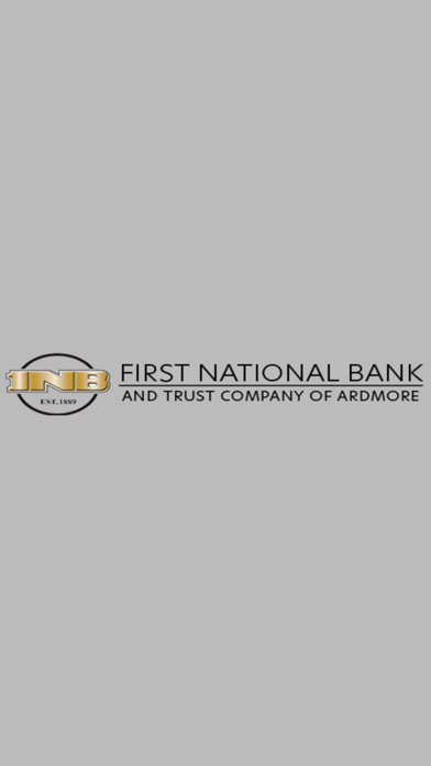 First National Bank Ardmore Screenshot